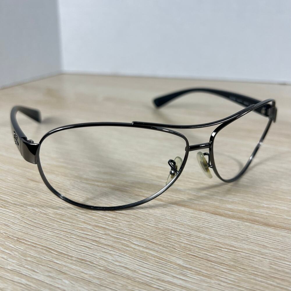 Ray-Ban RB3386 004/71 Sunglasses Frames Only Tear Drop Gunmetal 63-13-130 Italy